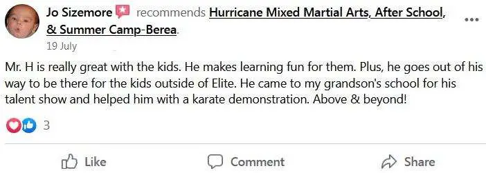 Kids4, Hurricane Mixed Martial Arts Berea